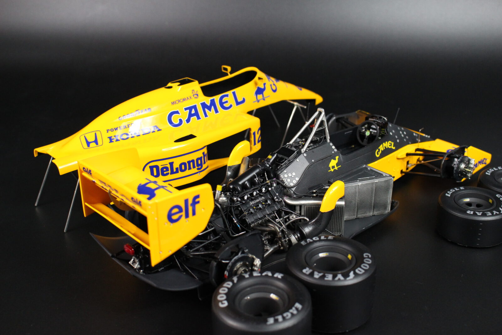 Lotus 99t Rear Gallery 【 Lotus 99T Monaco GP NO.12 A.Senna 】 | Car modeling guide