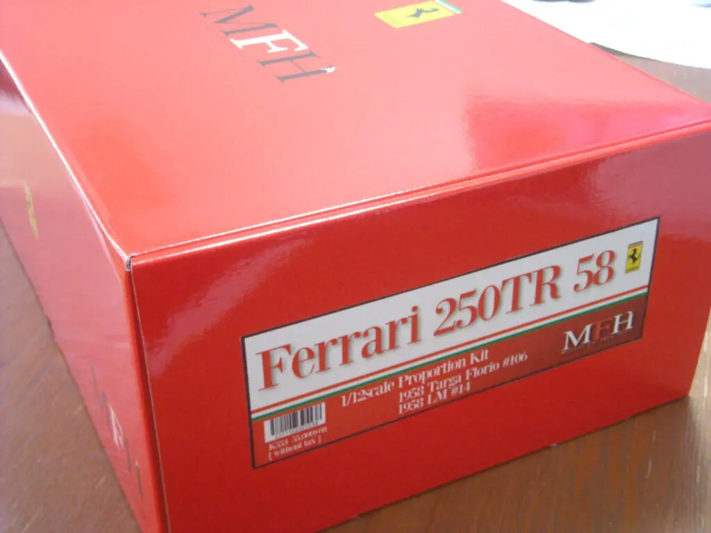 MFH 1/12 Ferrari 250TR 58 製作ブログ ♯1【 開封～ホイールの